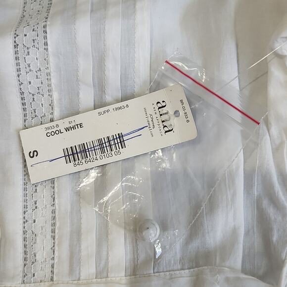 a.n.a Cotton Peasant Top Size Small - Picture 8 of 11